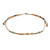 Jasper beaded anklet, 'Guatemala Driftwood' - Unisex Turquoise and Jasper Beaded Anklet from Guatemala