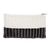 Handwoven cosmetic bag, 'White on Black' - Bicolor Recycled Central American Handwoven Cosmetic Bag (image 2c) thumbail