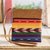 Cotton sling bag, 'Rainbow Trekker' - Rainbow Colored Cotton Sling Tote from Guatemala thumbail