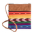 Cotton sling bag, 'Rainbow Trekker' - Rainbow Colored Cotton Sling Tote from Guatemala (image 2a) thumbail