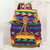 Cotton backpack, 'Rainbow Rambler' - Rainbow Colored Loom Woven Backpack from Guatemala thumbail