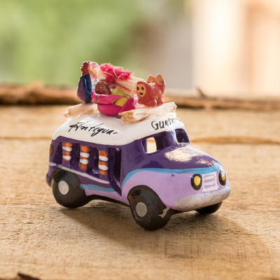 Purple bus sales toy