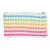 Recycled plastic fiber cosmetic bag, 'Revived Rainbow' - Rainbow Colored Cosmetic Clutch Made with Recycled Plastic (image 2c) thumbail