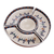 Ceramic appetizer serving set, 'Antigua Breeze' (5 pieces) - Ceramic and Wood Chips and Dip Service (5 Pieces)
