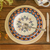 Ceramic dinner plates, 'Antigua Breeze' (pair) - Ceramic Hand Painted Plates with Geometric Design (Pair) (image 2c) thumbail