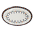 Plato ovalado de cerámica (14 pulgadas) - Fuente de servir ovalada de cerámica pintada a mano (14 pulgadas)