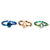 Crystal ring set, 'Sparkly Friendship' (set of 10) - Multicolored Glass and Crystal Beaded Rings (Set of 10) (image 2c) thumbail
