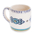 Ceramic mug, 'Bermuda' - Ceramic Hand Painted Coffee Mug with Floral Design (image 2a) thumbail