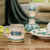 Ceramic mug, 'Bermuda' - Ceramic Hand Painted Coffee Mug with Floral Design (image 2b) thumbail