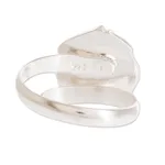 Sterling silver cocktail ring, 'Adorable Sloth' - Sterling Silver Cocktail Ring with Sloth Face