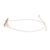 Armband mit Perlenanhänger - Weißes Unisex-Armband mit Glasperlen und Rautenmuster