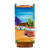 Wood single-serve drip coffee stand, 'Costa Rica Morning' - Chorreador Coffee Maker with Country Scene from Costa Rica