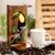 Wood single-serve drip coffee stand, 'Toucan Make Coffee' - Drip Coffee Maker with a Toucan from Costa Rica