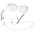 Cultured pearl beaded eyeglasses lanyard, 'Resplendent Colors' - Cultured Pearl Eyeglasses Lanyard