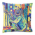 Cushion cover, 'Sloth of Dreams' - Multicolored Cushion Cover from Costa Rica