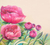 'Ephemeral Gaze' - Original Acrylgemälde von Blumen