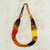 Glass bead strand necklace, 'Bohemian Sunset' - Sunset-Inspired Multi-Strand Beaded Necklace from Guatemala (image 2b) thumbail