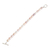 Cultured pearl strand bracelet, 'Rosy Future' - Artisan Crafted Cultured Pearl Bracelet