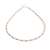 collar de perlas cultivadas - Collar de perlas cultivadas rosas hecho a mano artesanalmente