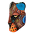 Wood mask, 'Boruca Jaguar' - Costa Rican Balsa Wood Ceremonial Jaguar Mask (image 2c) thumbail