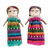 Cotton worry dolls, 'A Dozen Friends' (set of 12) - 12 Guatemala Handcrafted Cotton Worry Doll Figurines (image 2d) thumbail