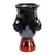 Ceramic flower pot, 'Top Cat in Black' - Hand-Painted Ceramic Flower Pot (image 2c) thumbail