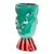 Ceramic flower pot, 'Top Cat in Green' - Handcrafted Ceramic Planter in Green (image 2b) thumbail