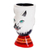 Ceramic flower pot, 'Top Cat in White' - Guatemalan Ceramic Flower Pot