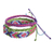 Macrame wristband bracelets, 'Colorful Trio' (set of 3) - Adjustable Handmade Macrame Bracelets (Set of 3) (image 2b) thumbail