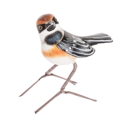 Artisan Crafted Bird Figurine