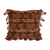 Cotton cushion cover, 'Coban Culture in Orange' - Handwoven Cotton Cushion Cover (image 2a) thumbail