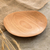 Mahogany wood platter, 'Beautiful Repast' - Handmade Wood Serving Platter