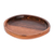Wood plate, 'Elegant Table' - Jobillo Wood Plate from Guatemala