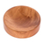 Small mahogany wood bowl, 'At Your Fingertips' - Artisan Crafted Small Wood Bowl