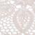 tapete de ganchillo - Detalle de mesa tejido a mano en marfil