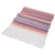 Cotton table runner, 'Coral Cascade' - Handloomed Guatemalan Cotton Table Runner (image 2b) thumbail