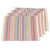 Cotton placemats, 'Coral Cascade' (set of 4) - Handwoven Multicolored Placemats (Set of 4) thumbail