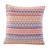 Cotton cushion cover, 'Strawberry Inspiration' - Handloomed Multicolor Cotton Cushion Cover from Guatemala