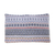 Cotton cushion cover, 'Reef Charm' - Blue Striped Cotton Cushion Cover Handloomed in Guatemala