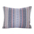 Cotton cushion cover, 'Striped Reef' - Handloomed Blue Striped Cotton Cushion Cover from Guatemala