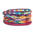 Beaded wrap bracelet, 'Atitlan Festival' - Multicoloured Beaded Wrap Bracelet