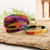 Multicolor macrame wristbands, 'Rainbow Sparkles' (Set of 15) - Set of 15 Multicolor Macrame Wristbands Made in Guatemala
