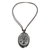 Jade pendant necklace, 'Family Tree of Life' - Tree of Life-themed Unisex Adjustable Jade Pendant Necklace (image 2c) thumbail