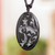 Jade pendant necklace, 'Wealth Frog' - Feng Shui Frog Theme Unisex Adjustable Jade Pendant Necklace (image 2) thumbail