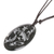 Jade pendant necklace, 'Wealth Frog' - Feng Shui Frog Theme Unisex Adjustable Jade Pendant Necklace (image 2b) thumbail