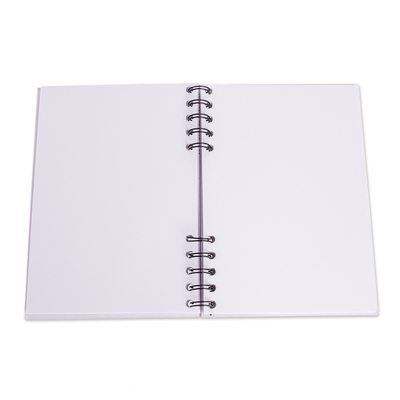 Tagebuch aus Zuckerrohrpapier - Kunstdruck-Tagebuch aus Recyclingpapier
