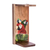 Wood single-serve drip coffee stand, 'Coffee with Parrots' - Bird Motif Single-Serve Coffee Stand