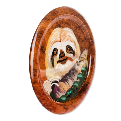 Dekorativer Holzteller - Kunsthandwerklich gefertigter dekorativer Teller aus Zedernholz