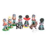 Ceramic nativity scene, 'Christmas in Santa Catalina' (12 pieces) - Traditional Guatemalan Ceramic Nativity Scene (12 Pieces)