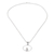 Collar colgante de plata esterlina - Collar con Colgante Inicial Hecho con Plata de Ley 925